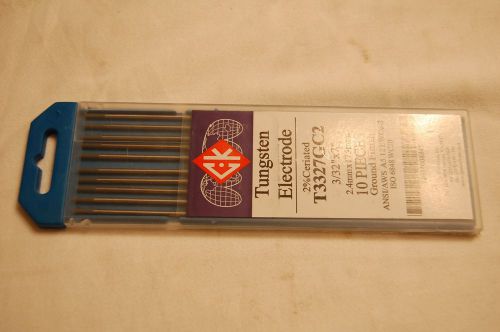 CK Tungsten Electrode 3/32&#034; X 7&#034; 2% Ceriated T3327GC2