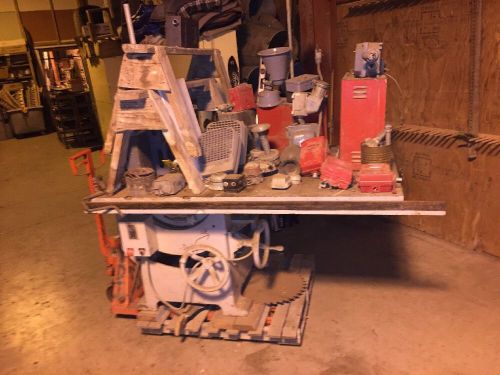 20&#034; Industrial Table Saw By American Saw Mill Machinery Co. ADT Fire Boxes Horns
