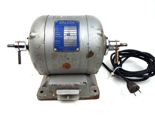 Baldor 353 dental lab dual speed 1/4 hp 115v polishing lathe for sale