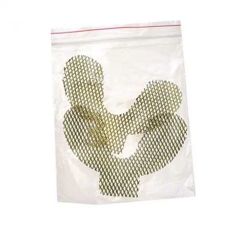 10PCS Dental Metal net Strengthen Dental Impression Trays for Lower teeth Golden