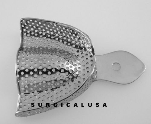 Metal impression tray upper perforated x-large size, surgical dental instruments for sale