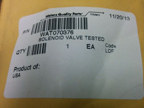 Waters HPLC  2410  Detector Refractometer Solenoid Valve Tested [WAT070376]