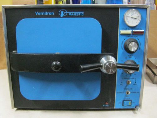 Vernitron Medical Product Sterilizer Tabletop Autoclave