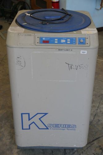 TAYLOR WHARTON K SERIES CRYOSTORAGE SYSTEMS 100 LITER DEWAR MODEL 8K