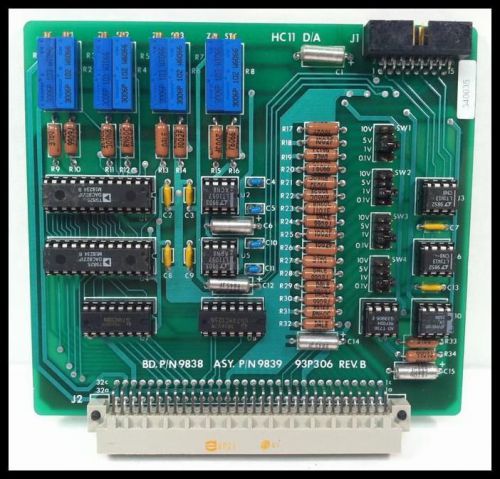 Thermo Environmental HC11 D/A BD P/N 9838 ASY 9839 93P706 REV. B Analyzer Board