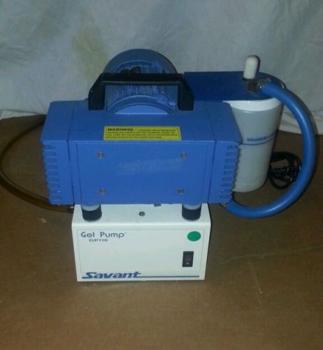 Savant Electrophoresis Gel Pump GP110-120 Item Powers On!