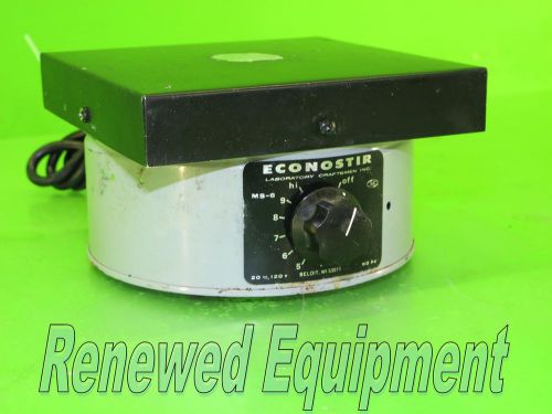 Laboratory Craftsman Econostir MS-6 Magnetic Stirrer 6&#034; x 6&#034; #4