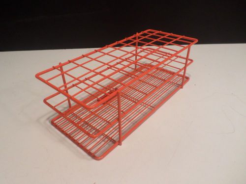 BELART Orange Epoxy-Coated Wire 40-Position Place 18-20mm Test Tube Rack Support