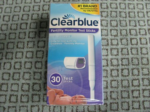 (30) New CLEARBLUE FERTILITY MONITOR TEST STICKS 99%ACCURATE