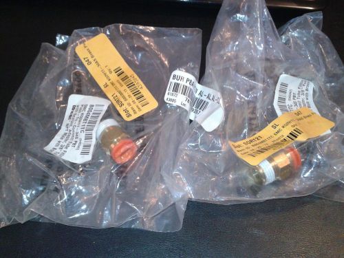 Set of 4 smc corporation kq2h11-34s 1/8npt port, 3/8 tube od for sale