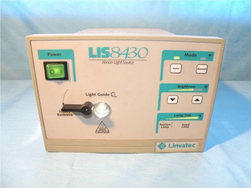 Linvatec lis8430 endoscopy light source, xenon 300 watt for sale