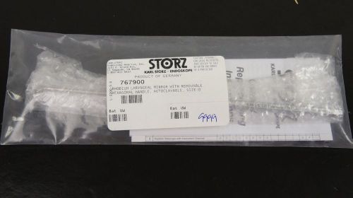 Storz 767900 Rhodium Laryngeal Mirror w/Removable Hexagonal Handle Autoclav Sz0