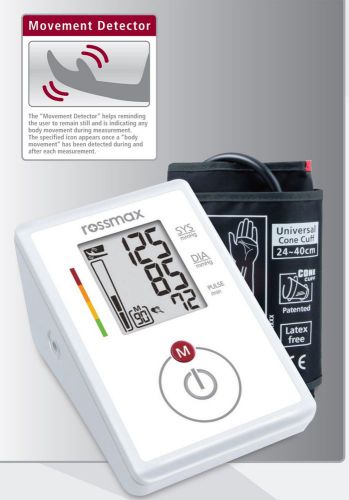 Combo offer: rossmax ch155f upper arm digital bp monitor + digital thermometer for sale