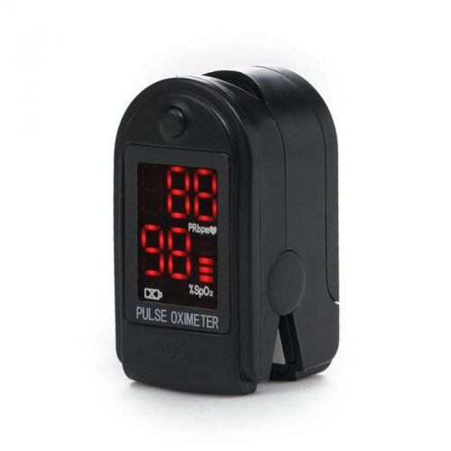 Black Finger Pulse Oximeter