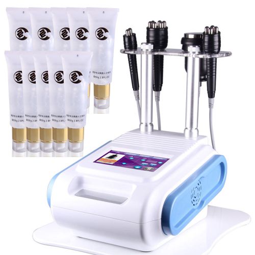 Pro 4in1 Cavitation 2.0=Unoisetion Ultrasonic Bipolar 3D RF+10pcs Free Gel Spa