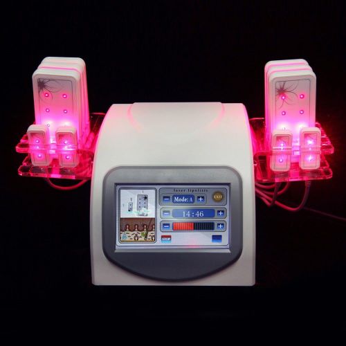 160mw Diode Lipo Laser LLLT Body Slimming 10X Laser Pads Lipolysis Machine