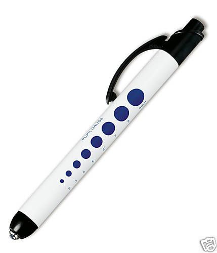 Nurse / Nursing Pupil Gauge Quick Lite Penlight