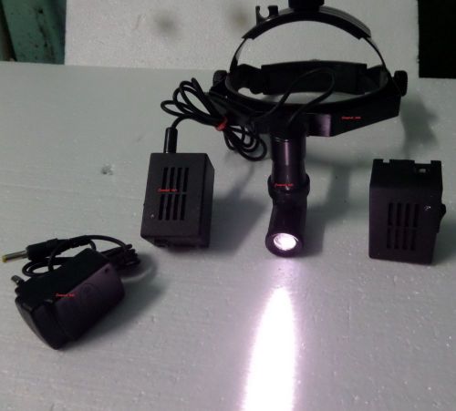 Led rechargeable ent headlight with 2 battery box &amp; charger manufacturer india for sale
