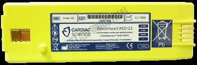 Cardiac science - aed battery replacement - remanufactured - yellow for sale