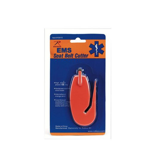 Rothco ems belt cutter/ lifesaver tool, orange for sale