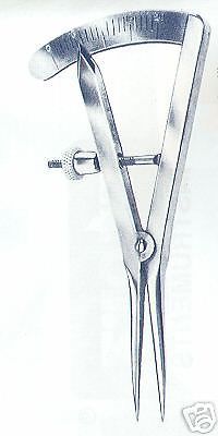 5 CASTROVIEJO Caliper Ophthalmic Surgical Instruments