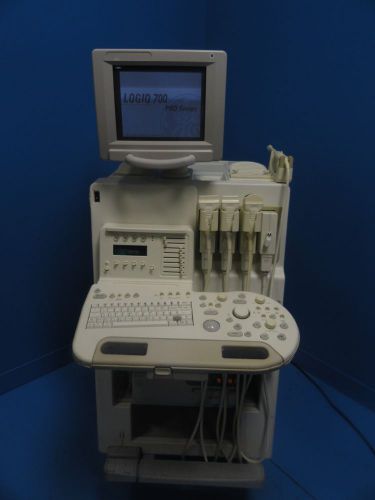 GE LOGIQ 700 Pro SERIES ULTRASOUND SYSTEM W/ 548c,  618e, LA39, &amp; 546L Probes