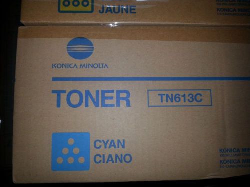 GENUINE KONICA MINOLTA TN613C CYAN TONER A0TM430  NIB