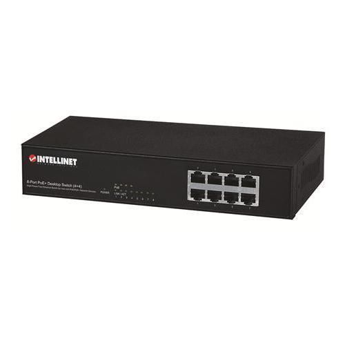 Intellinet itl-560757  8 port 10/100 switch w/4 port poe+ desk for sale