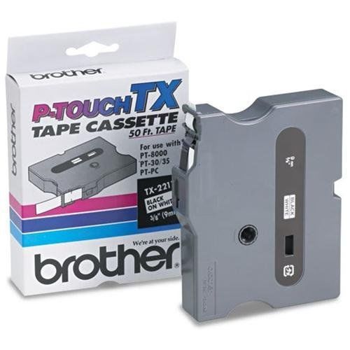 Brother International Tx2211 Tx2211: 3/8 Black On White For Use With Pt-30 35