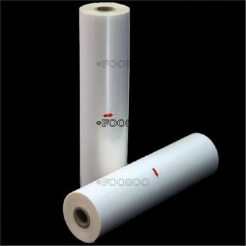 656&#039; 2 LAMINATING ROLLS LAMINATE FILM 1&#034; HOT MATTE CORE 1MIL LAMINATION 13&#034;X