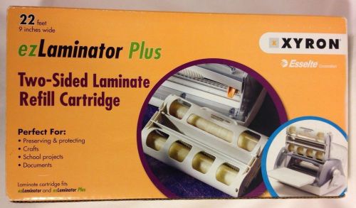 Two Sided Laminate Refill Cartridge 9&#034; Wide X 22 Feet Xyron ezLaminator Plus NIB