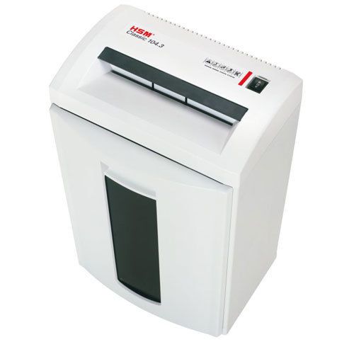 Hsm 104.3 level 4 micro-cut 9-11 sheet shredder - hsm1287 free shipping for sale