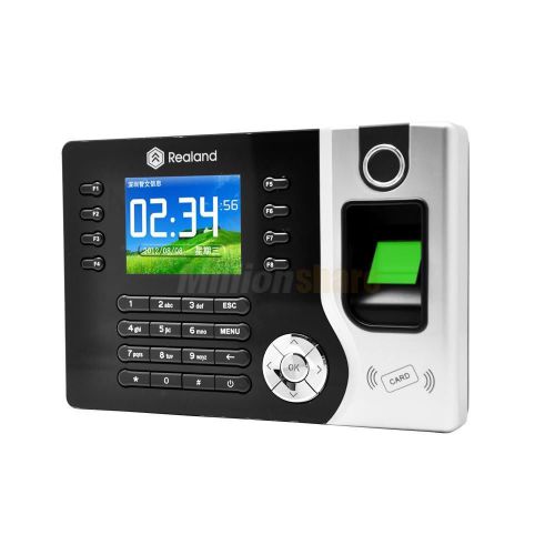 Biometric Fingerprint Attendance Time Clock + Id Card Reader + Tcp/ip + Usb US