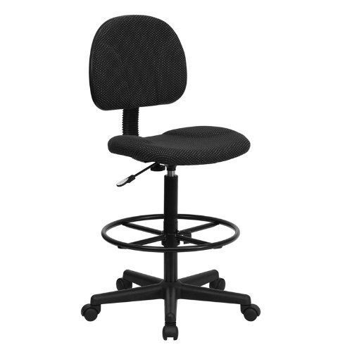 BRAND NEW Ergonomic Multi Function Art Modern Drafting Stool BLACK Fabric