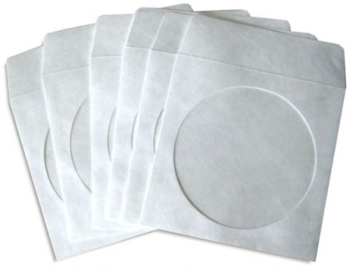 200-Pak TYVEK CD/DVD Sleeves w/ Windows!