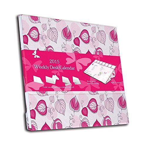 Perfectly Pink 2015 Weekly Desk Calendar