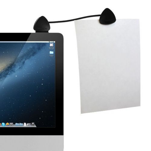 Kensington flexclip gooseneck copyholder, monitor/laptop mount, black - kmw62081 for sale