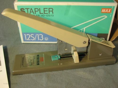 MAX Stapler HD-12S/13 Heftapparat Tacker HEAVY DUTY Japan