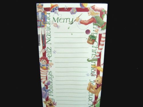 CHRISTMAS MAGNETIC LIST PAD BY LADY JAYNE, LTD