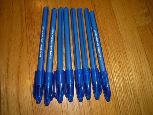 8PK Papermate Pap-6160187 Paper Mate Comfortmate Ballpoint Pen - Blue pap616018