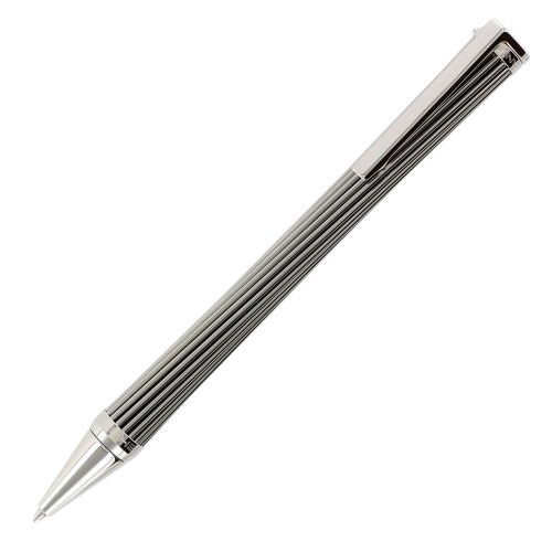 Porsche Design P3130 Mikado Silver Retractable Ball Point Pen - 989301