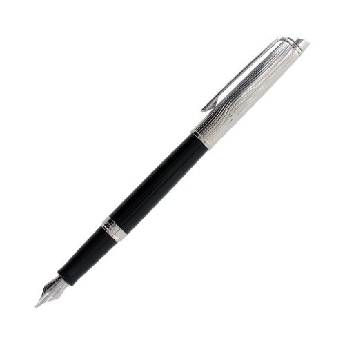 Waterman Hemisphere Deluxe Black CT Fountain Pen - Fine Point