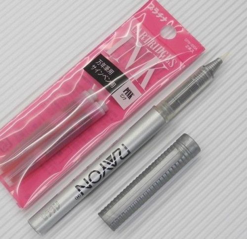 2pcs Platinum PINK ink+ RAYON A668 cartridge system calligraphy brush pen