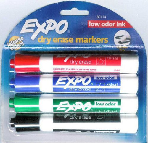 Expo dry erase markers. intense colors. low odor ink. new for sale