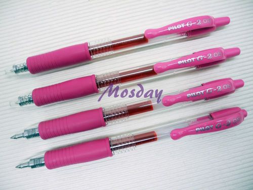 8pcs pilot g2-5  roller ball pen retractable gel ink 0.5mm, pink for sale