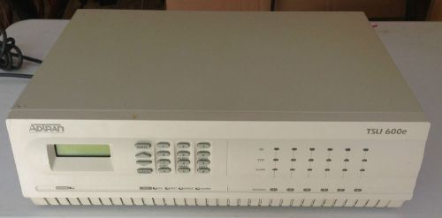 Adtran TSU600E 1202076L1 DUAL AC POWER 1200216L1 MULTIPLEXER WRTY