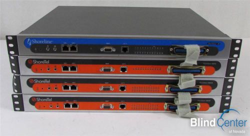 Lot of 4 ShoreTel Shoregear SG-24 SG24 Voice Switch Soreline 120/24 60/12 24