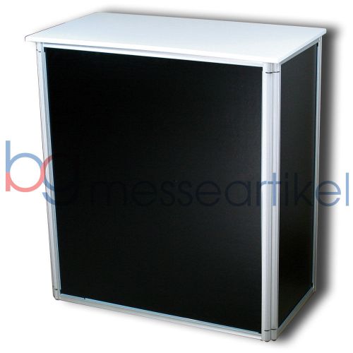 Promotion theke schwarz/weiss, promoter, counter, falttisch, falttheke for sale