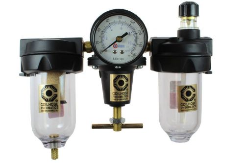 Coilhose Pneumatics 8884AAG Heavy Duty Series Filter, Regulator, and Lubricator