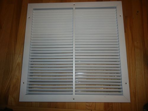 Metalaire v4002rds grill hvac t-bar lay-in - 24&#034; x 24&#034;  22&#034; x 22&#034; neck w damper for sale